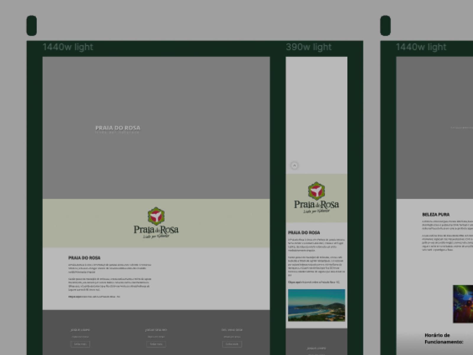 Portal antigo e pesquisa de audiência