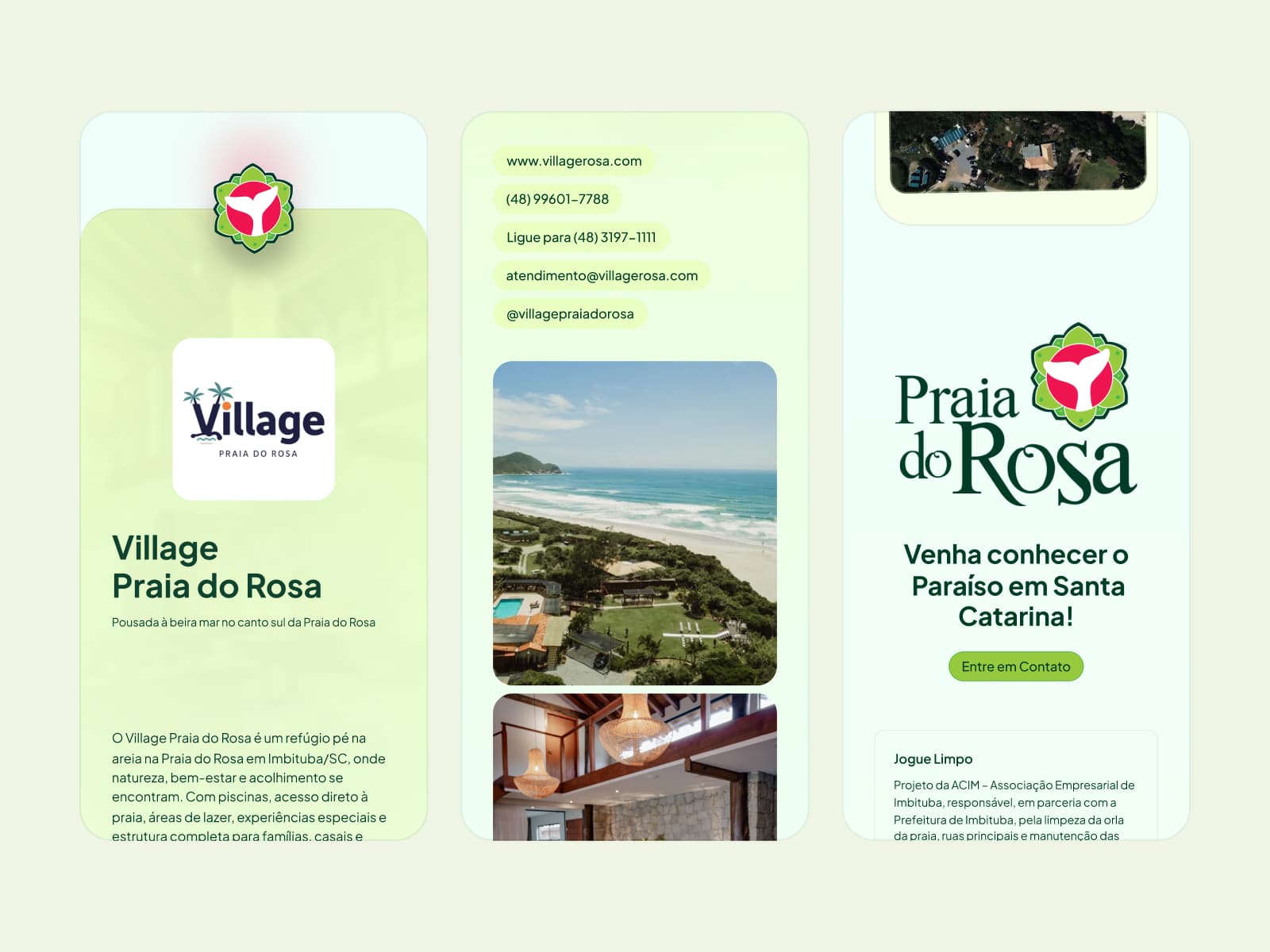 Listagens de parceiros e fluxo de reserva